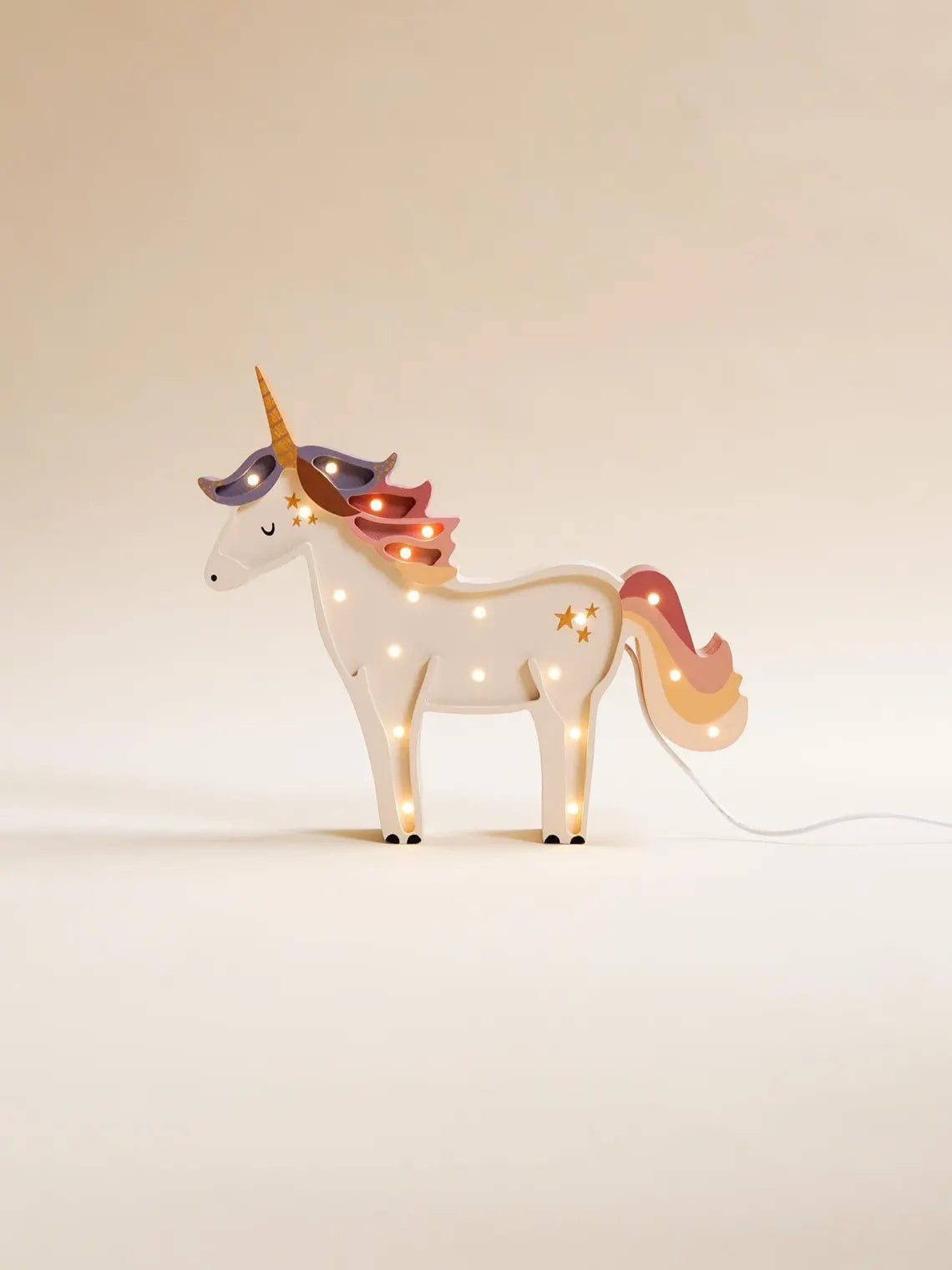 Wooden Unicorn Lamp - Nursery Unicorn Light, Unicorn Light Girls Room, Wooden Unicorn Night Light for kids, Night Lights for Baby